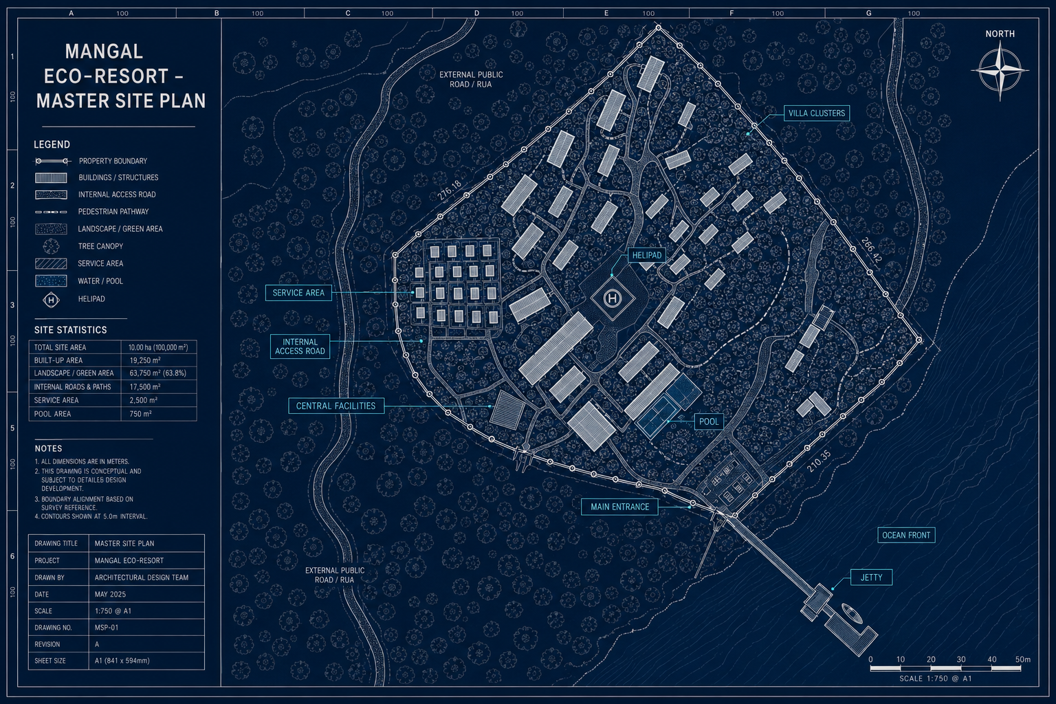 Mangal master site plan blueprint