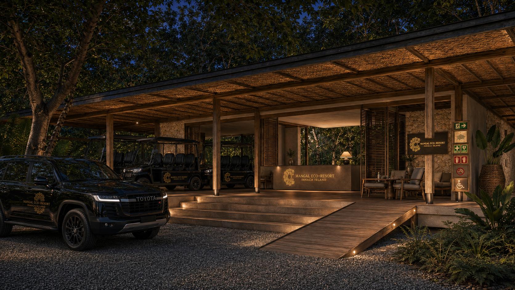 Mangal resort arrival pavilion